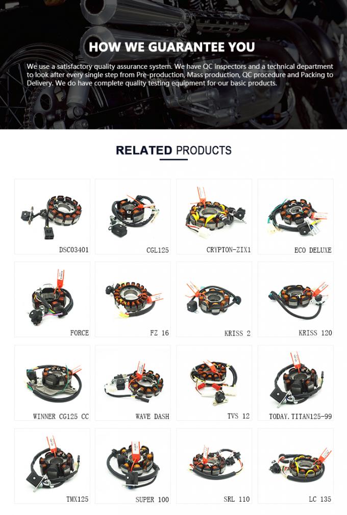 Motorrad-magnetelektrische Maschine zerteilt des Ständer-KRISS-2 Zustimmung Spulen-der Zus-ISO90010