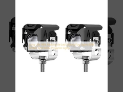 Lange Lebensdauer YAYE Motorrad Led Fahrnebelleuchten 60W Bernstein und weiße Projektorleuchten