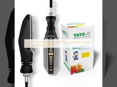 ABC PC 12V 3W wasserdichtes LED-Schaltsignal Heckleuchten für Lichttemperatur 6500k