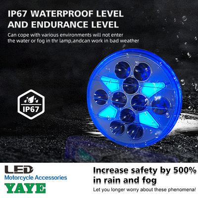 YAYE GN125 2 in 1 High Power LED Motorcycle Headlight with DRL/Turn Signal and DC12V Voltage