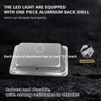 YAYE 6 Inch High Thermal Conductivity Aluminum CG125 LED Headlight with 1 Year Warranty and Red DRL