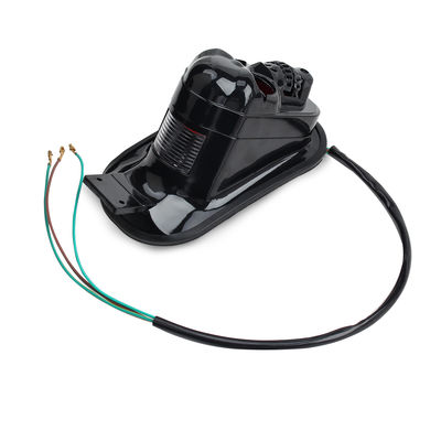 12V Universal Fit LED Motorcycle Tail Light with 12-Month Warranty - Flame Style Rear Light