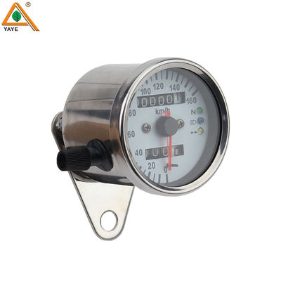 Motorcycle Speedometer Cafe Racer Modified Tachometer Fuel Gauge12V LED Indicator  Instrument for CG125 AX100 BAJAJ100GN125