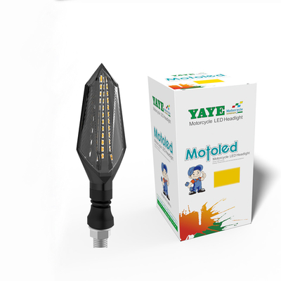 6500k Lichttemperatur YAYE ABS PC Wasserlampe DC12V Motorrad LED Drehzeichen Anzeigelicht