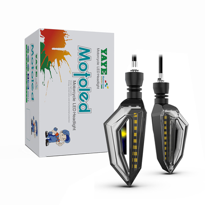 DC12V Gelb LED-Wasserstrom-Schaltsignal Warnlicht für YAYE Motorrad 2385