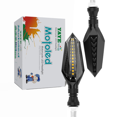 YAYE ABS PC-Wasserlampe DC12V Motorrad-LED-Wendeanzeige