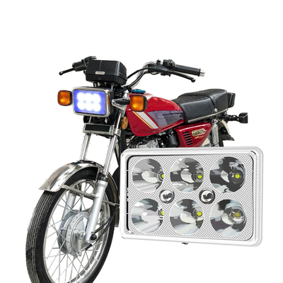YAYE CG125 LED Scheinwerfer 6 Chip DC12V Weißblau DRL Motorradlicht